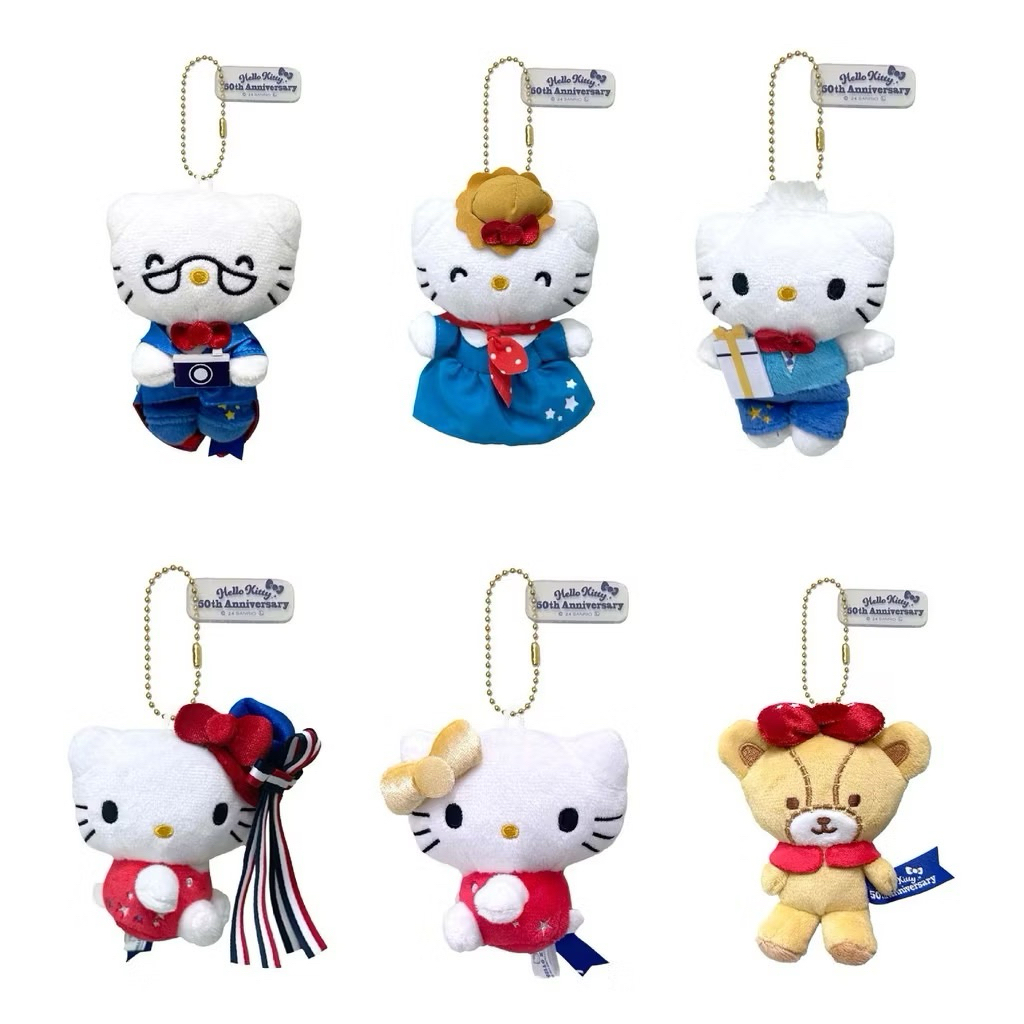 แบรนด์ Hello Kitty ตุ๊กตาคิตตี้ 30th Anniversary รุ่น 30th Anniversary ขนาด 10 cm สำหรับของขวัญและสะ