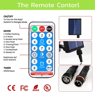 แผงพลังงานแสงอาทิตย์ ขนาดใหญ่ 8 โหมด 24V12V 5V เป็นมิตรกับสิ่งแวดล้อม สวิตช์ควบคุมไฟ พร้อมแบตเตอรี่ ชาร์จซ้ําได้ สําหรับ