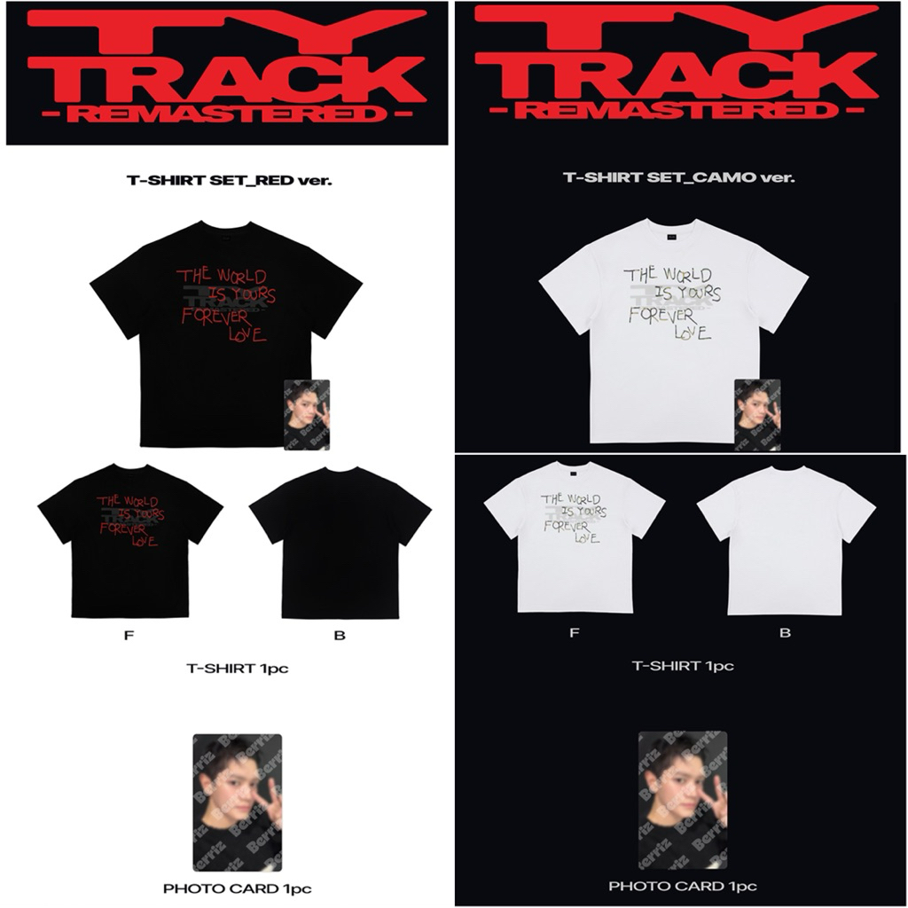 พร้อมส่ง ✨TAEYONG - [TY TRACK - REMASTERED MD] T-SHIRT SET