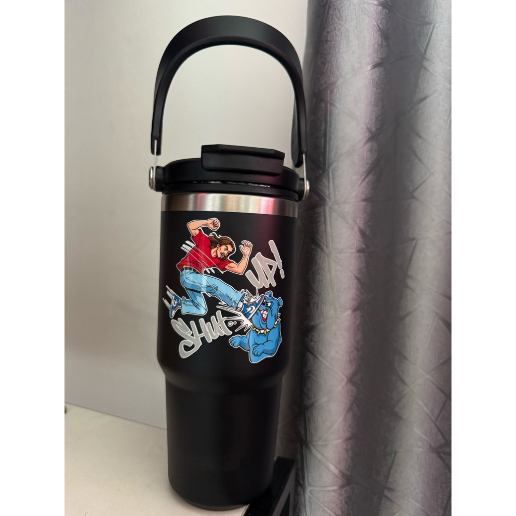 แก้วเก็บความเย็นลาย Shut up 750 ml