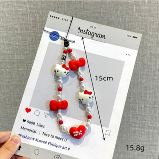 [🇹🇭พร้อมส่งจากร้านไทย] Hello kitty ที่ห้อยโทรศัพท์มือถือคิตต…