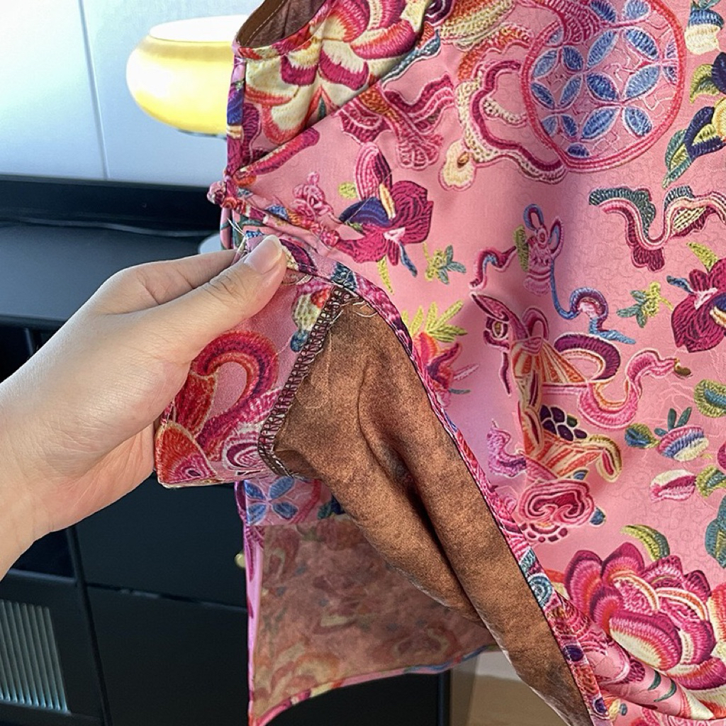 ‼️พร้อมส่ง‼️เสื้อกี่เพ้าตรุษจีน - รูปที่ 3