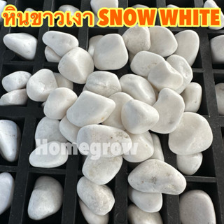 หินขาวมุก หินขาว snow  white ถุง 10 กิโลกรัม พร้อมส่ง สวย ใน…