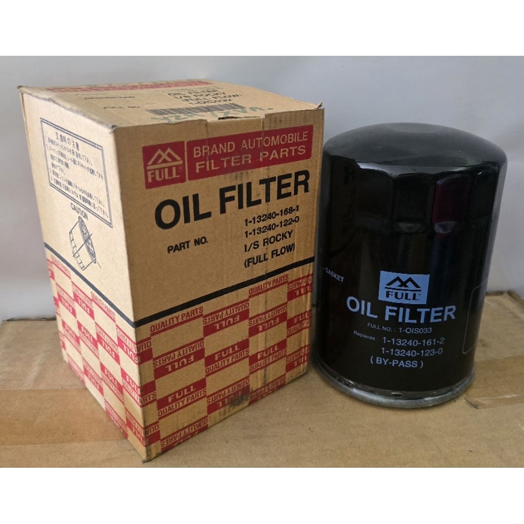 FULL กรองเครื่อง # รหัส1-OIS032 # ISUZU ROCKYรูใหญ่ 175(6BG1)# Part Number 1-13240-168-1,1-13240-122