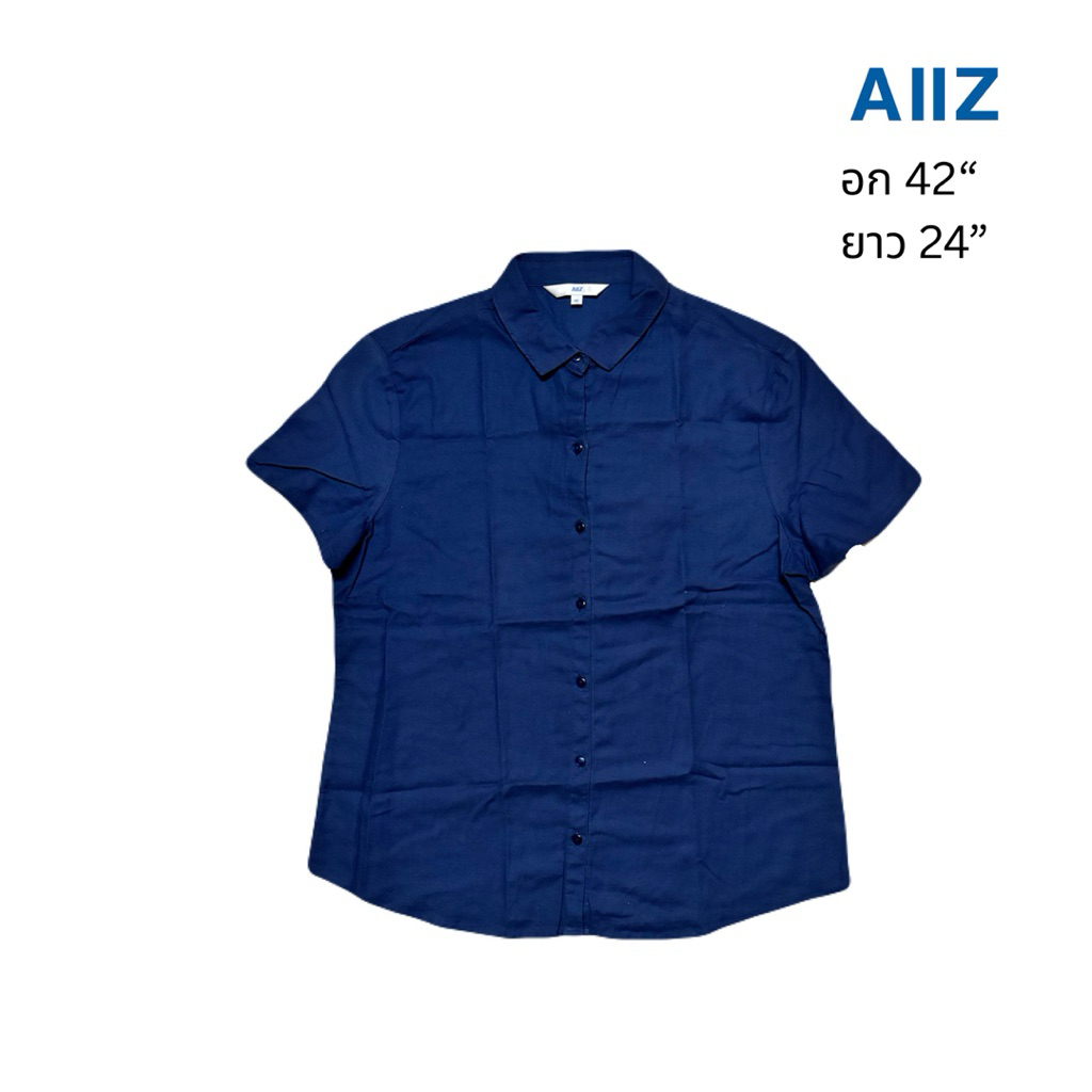 ส่งต่อ เสื้อเชิ้ตผู้หญิง สีกรม Allz ไซต์ XL สภาพใหม่