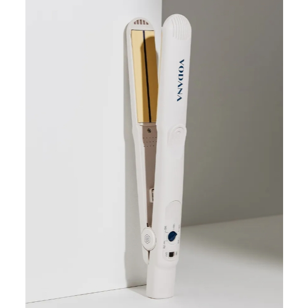 Vodana Compact Flat Iron (25mm, Powder Blue) / Softbar Flat Iron (25mm, Ivory Mood) / Compact Wave I