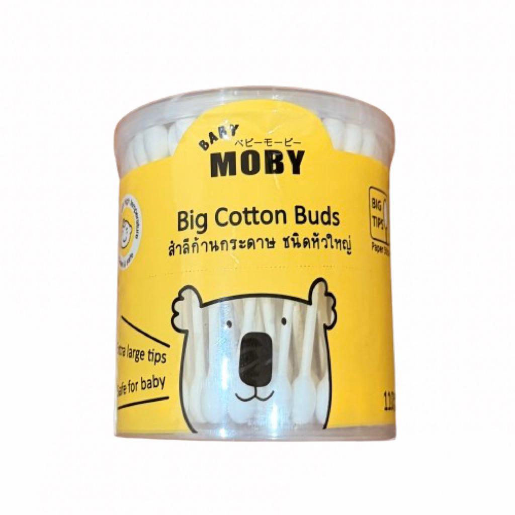 Baby Moby cotton bud หัวใหญ่