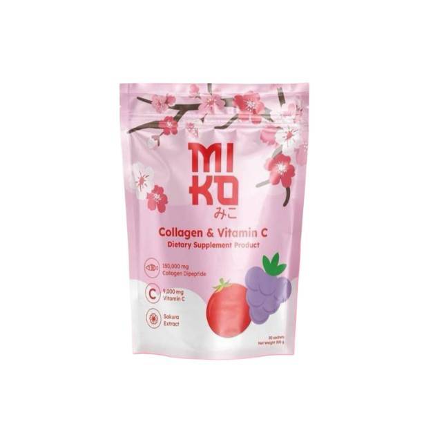 Miko Collagen & Vitamin C มิโกะ คอลลาเจน คอลลาเจนจากญี่ปุ่น บรรจุ 30 ซอง