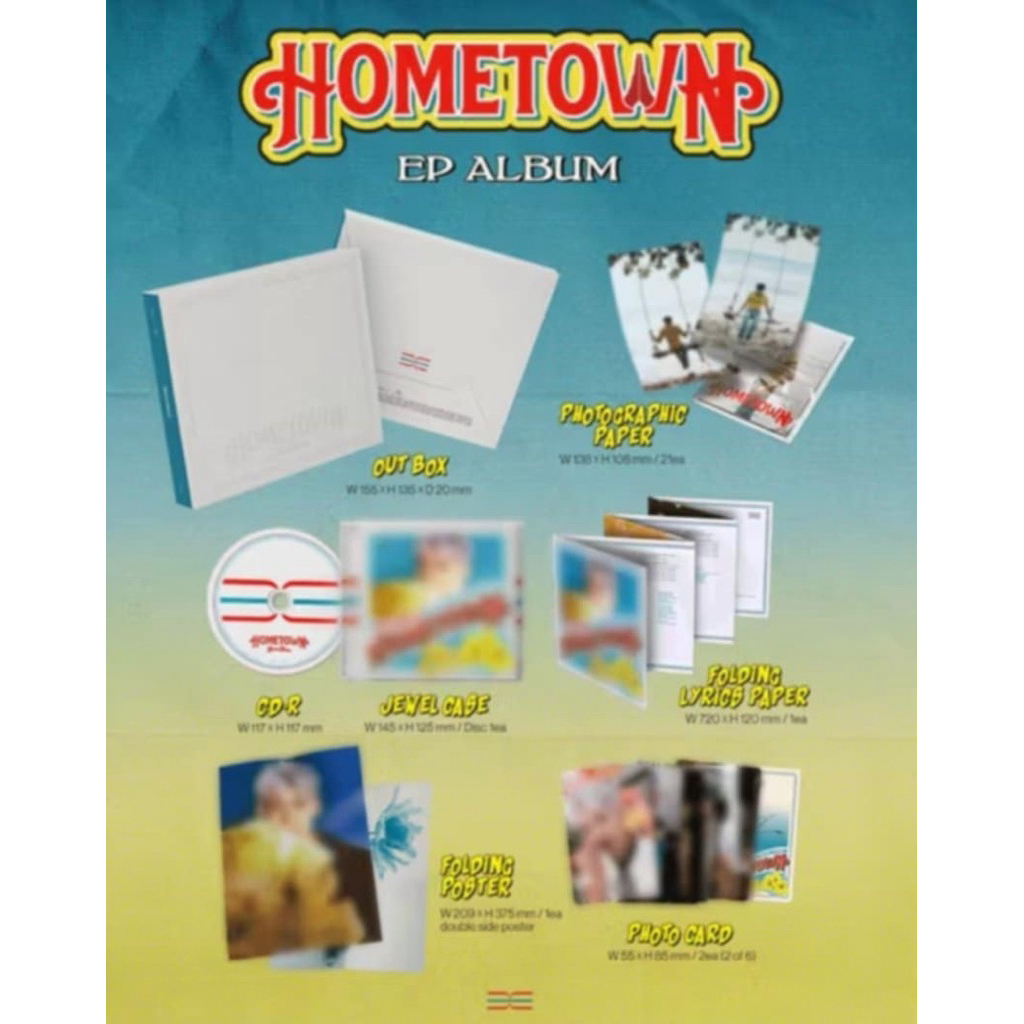 อัลบั้ม BamBam- Hometown พร้อมการ์ดพิเศษสุ่ม1ใบ/อัลบั้ม
