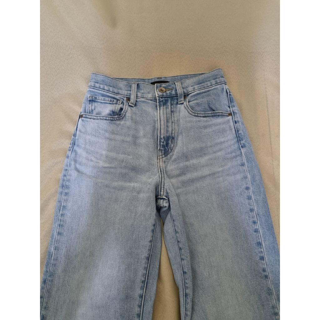 A54. Uniqlo กางเกงยีนส์ผู้หญิงมือสองแบรนด์แท้สภาพ 90%