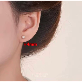 ต่างหูมุกแฟชั่นแบบเจาะและหนีบ