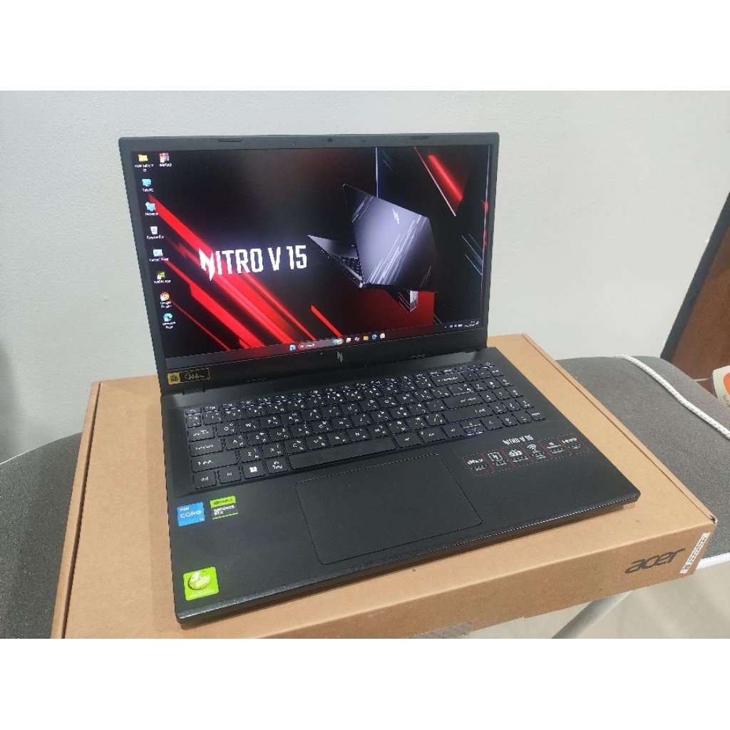 Notebook มือสอง โน๊ตบุ๊ค Acer Nitro V 15 Rtx4050 ram16 DDR5