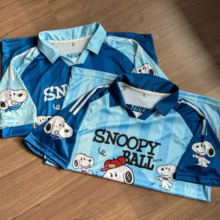 เสื้อยืดโอเวอร์ไซส์ Jersey ลายสนูปปี้ QL