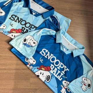 เสื้อยืดโอเวอร์ไซส์ Jersey ลายสนูปปี้ QL