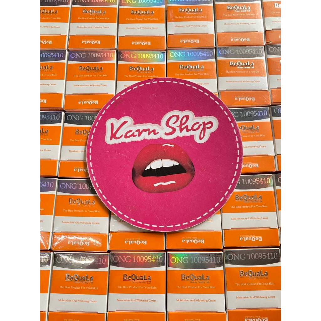บีควอล่า BeQuala แถมสบู่ ครีมก่อนนอน ครีมบีควอล่ากล่องส้ม