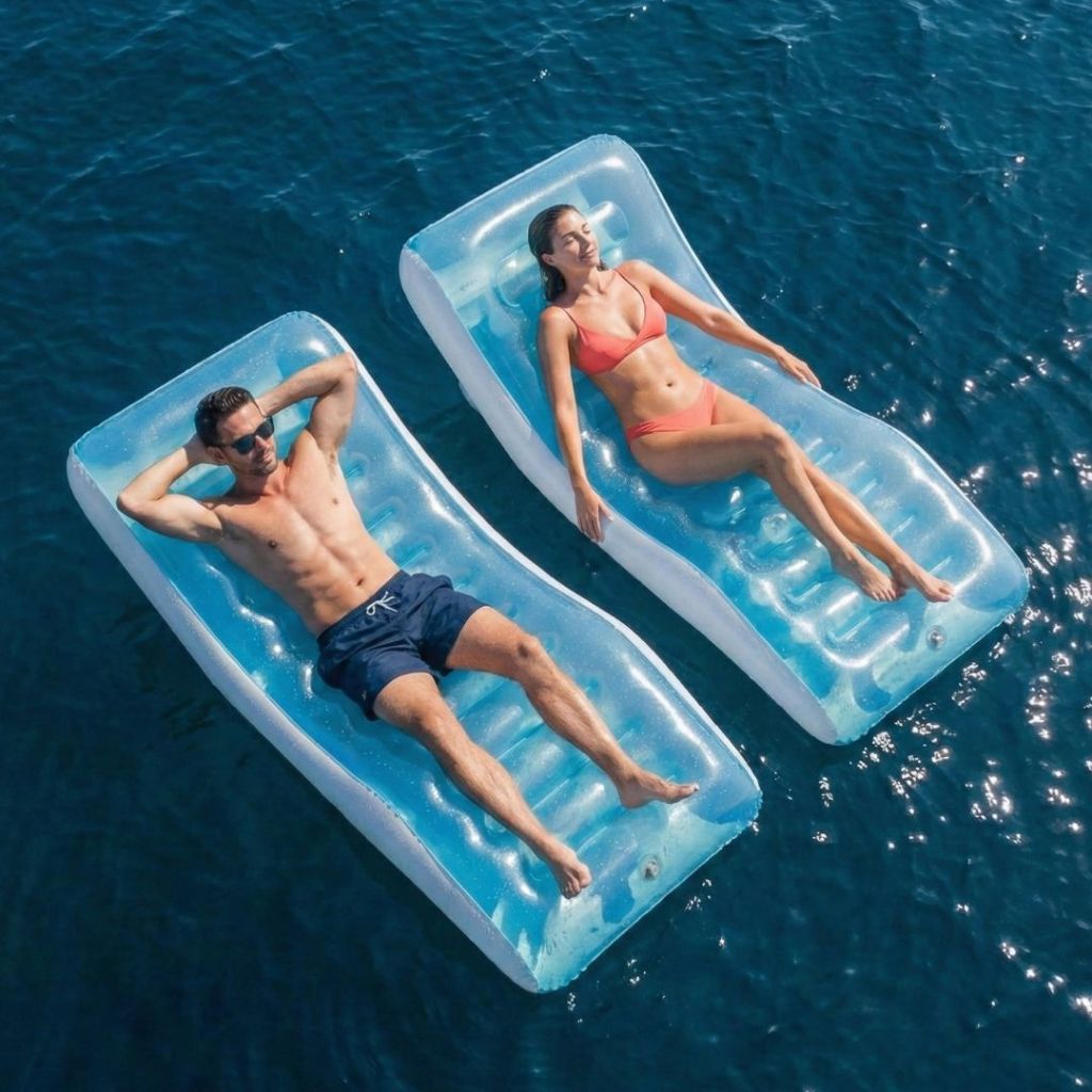 INTEX Splash Lounge 56874 ที่นอนลอยน้ำ เก้าอี้ลอยน้ำ แพผู้ใหญ่ รับน้ำหนักได้ 100kg ขนาดใหญ่ - รูปที่ 4