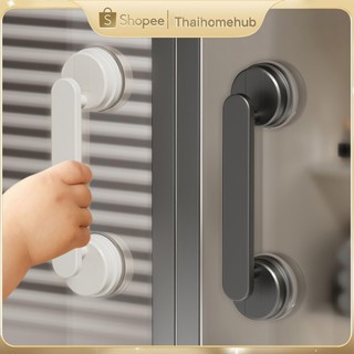 COD มือจับประตูถ้วยดูด ที่จับประตูตู้เสื้อผ้าแบบใช้ซ้ําได้แบ…