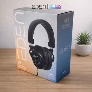 หูฟังกลองไฟฟ้า Eden HD-1 หูฟังแบบครอบเต็มใบสำหรับซ้อมกลองไฟฟ้าและสตูดิโอ