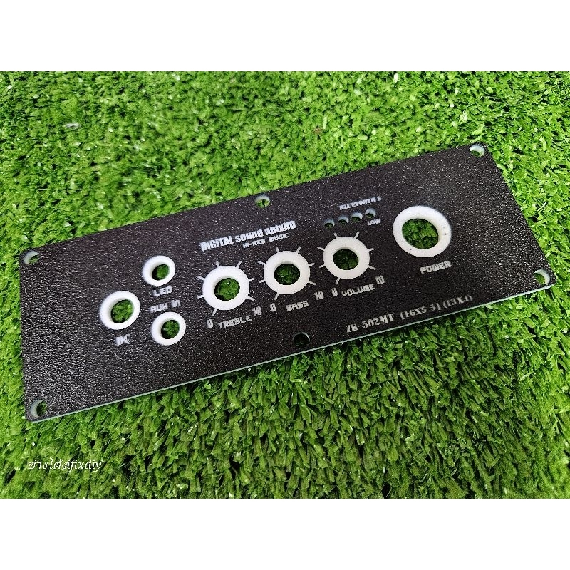 แผ่นเพลท zk 502MT  ลำโพงบลูทูธDiy size 13cm×4cm