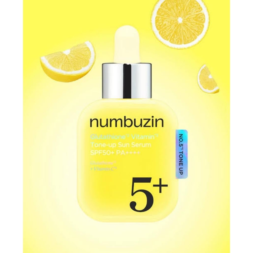 Numbuzin No.5 Glutathione Vitamin Tone-up Sun Serum 30ml