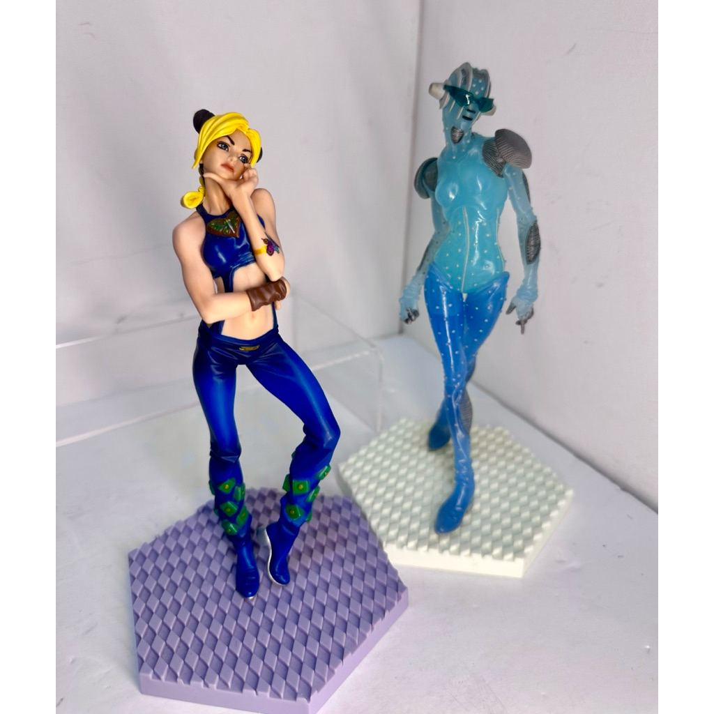 [Figureมือ2] ฟิกเกอร์ ของแท้ ‼️🩷🦋DX Collection Jojo's Bizarre Adventure Figure Jolyne Cujoh & Stone 