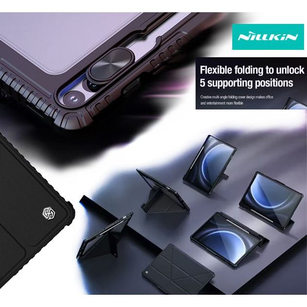 🔰 Nillkin เคส สำหรับ Samsung Tab S9 S10 FE S9 Plus S9 Ultra S9 FE Plus S10 Plus FE 13.1 S10 Ultra
