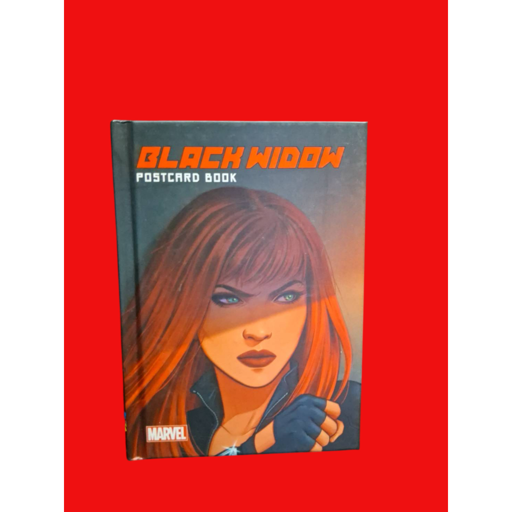 Postcard Book Black Widow English Original Marvel Comics โปสการ์ด ลิขสิทธิ์แท้ Marvel Comics