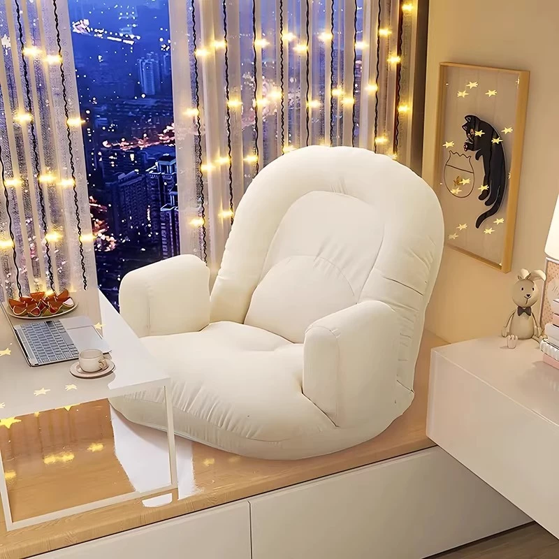 AUTU เบาะรองนั่งสำหรับคนขี้เกียจ เสื่อทาทามิพับได้ เบาะพิงหลังเตียง เบาะรองนั่งระเบียง สำหรับการนั่งเป็นเวลานาน thumbnail 3