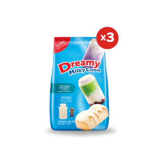 Dreamy Milky Cream ครีมเทียมนม ขนาด 1,000 กรัม (แพ็ค3)