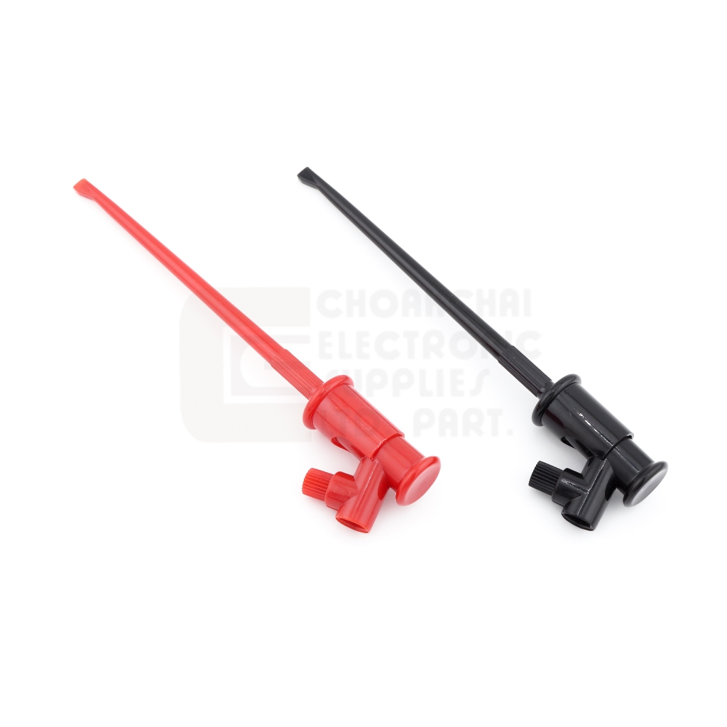 SCI R8-16C ปากคีบไอซี เสียบปลั๊กกล้วย/ขันน๊อต IC Clip fits Banana Plug สีดำ/แดง ผลิตไต้หวัน คุณภาพสูง ราคา ถูกที่สุด ดีลบีเคเค แกลเลอรีภาพที่ 6
