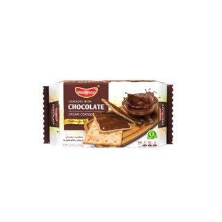 โมเนสโก้ แครกเกอร์ช็อกโกแลต ครีมโคทเต็ด 120 กรัม ขนมอินโดนีเซีย / Crackers Chocolate cream Coated (Monesco brand) 120 g