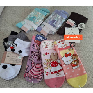 Sock ถุงเท้าผู้ใหญ่ขนาด19-25ซม. ลายหายาก จากSanrio-Disney-Mo…