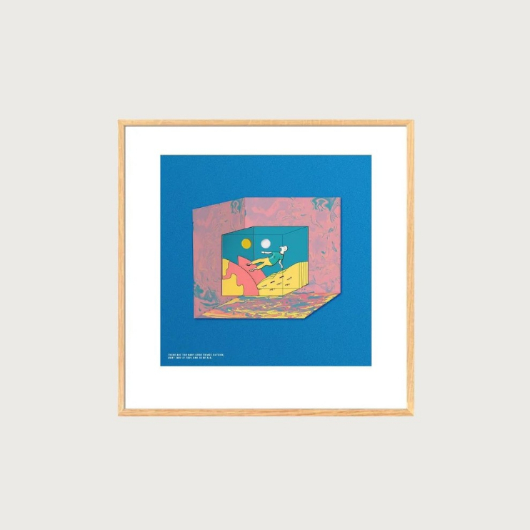 SummerDojo ภาพติดผนัง Hey Blues, Let Me Shake You Loose III 30x30 cm