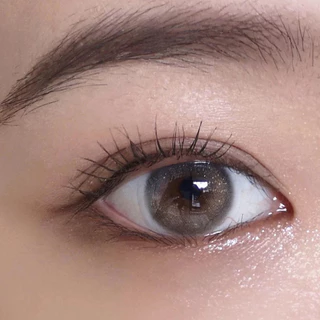 Glitzlens คอนแทคเลนส์ วัสดุ Silicone Hydrogel💧สี Glaz Gray [Dia14.0] สำหรับคนตาแห้ง ล็อคความชุ่มชื้น ค่าo2ไหลผ่านได้ดี