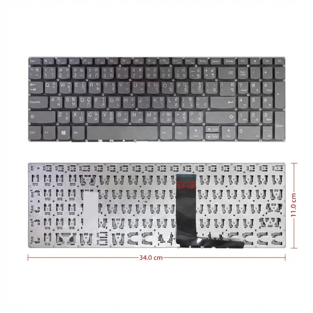 Keyboard Lenovo Ideapad S340-15 S340-15API S340-15IIL S340-15IML S340-15IWL