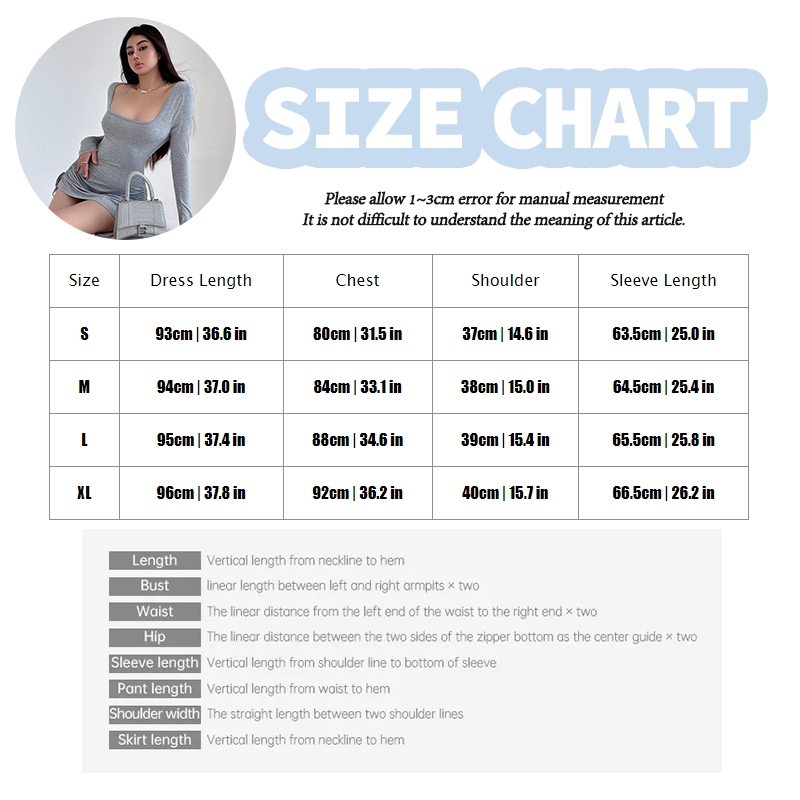 👚Konw👚 พร้อมส่งจากกทม ชุดเดรส เดรสเซ๊กซี่ ชุดเดรสแฟชั่นผู้หญิง ชุดเดรสแขนยาวเซ็กซี่ ชุดเดรสทรงเข้ารูปคอยู 2691 - รูปที่ 7