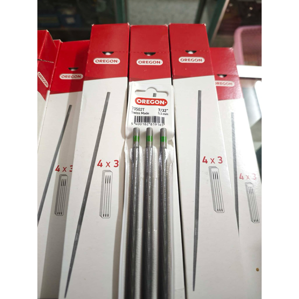 ตะไบเลื่อยโซ่ ตะไบหางหนู ตะไบกลม ยี่ห้อ OREGON ของแท้