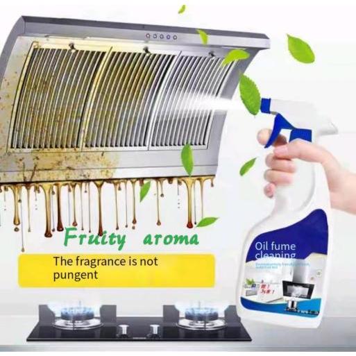Kitchen Grease Cleaner Spray Tiles Cleaner Stain Remover Non-toxic Spray Kitchen Oil Cleaner