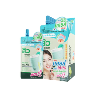 [กล่อง x6] BK Acne Cllear Cica Moist Water Bomb 12G. มอยส์ วอเตอร์ บอม