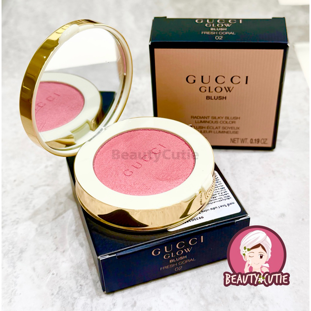 🌟บลัชออน Gucci Glow Blush/ Blush De Beauty 5.5 g. ผลิตปี 2025🌟ป้ายห้าง/ ป้ายคิง แท้💯 จากช็อป