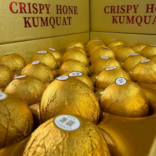 ส้มคัมควอท Honey Kumquat (กล่องสีทอง ห่อทอง)ส้มกินเปลือกได้ …