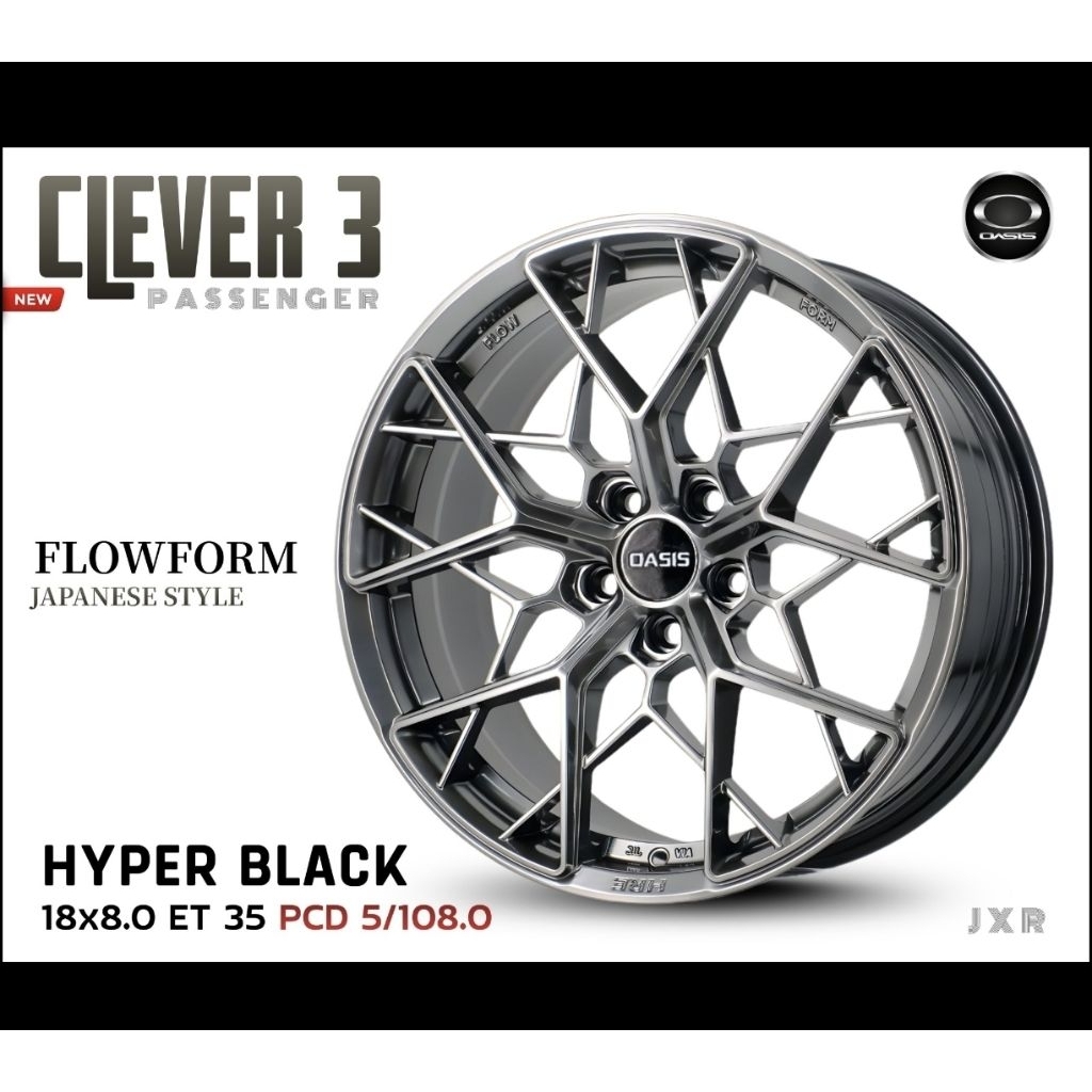 ล้อแม็กซ์​JAECOO, CHERY​V23, OMODA, ขอบ18 5รู108​ ​กว้าง8นิ้วE35มี2​สี​ล้อ​บริษัท​OASIS​แข็งแรง​ทนทาน​(ราคา​4​ล้อ)​