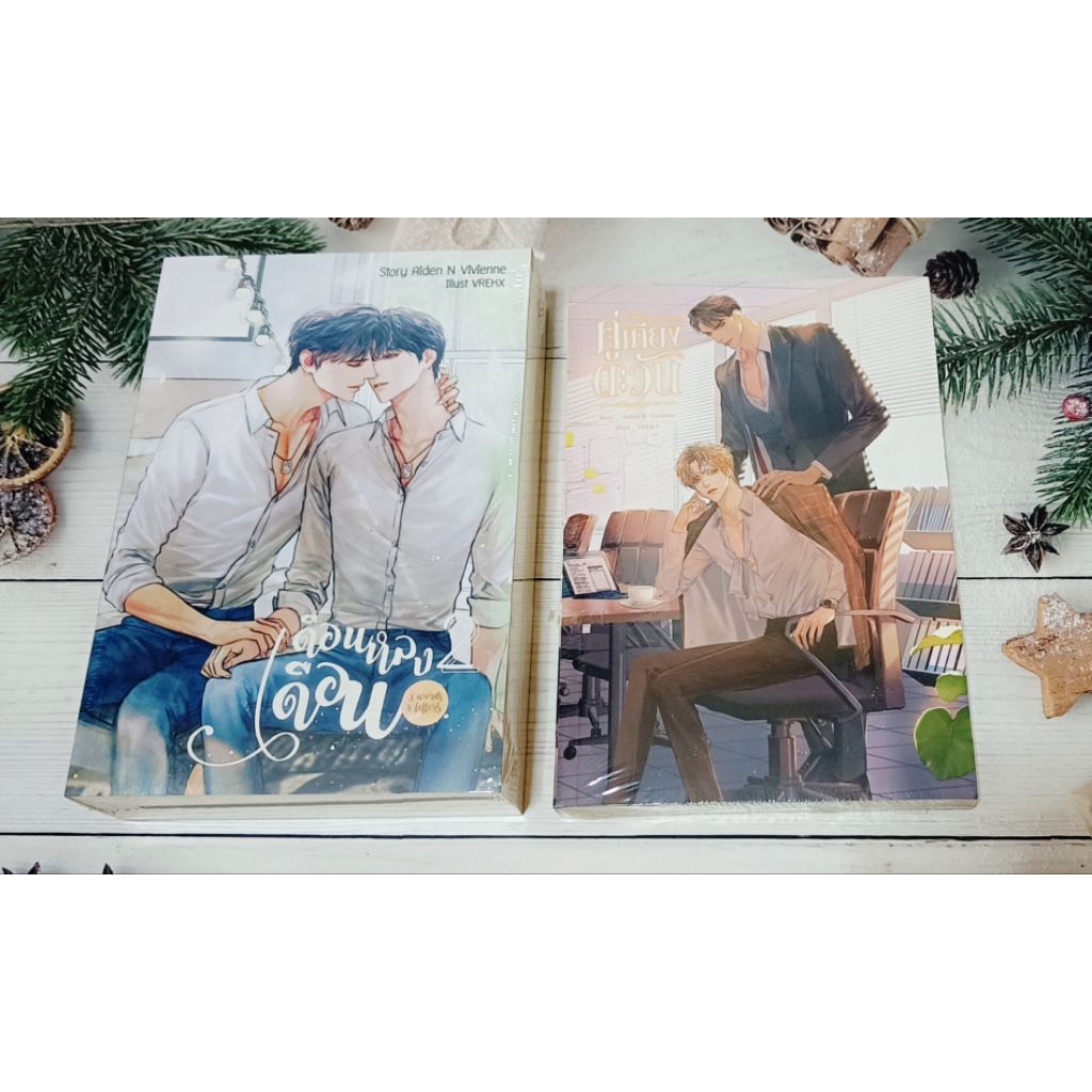 (ขายคู่จักรวาลเดียวกัน) เดือนหลงเดือน 3words 8 letter 2เล่ม + คู่เคียงตะวัน