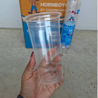 ถ้วยน้ำดื่ม 22 oz. เรียบ ปาก95 ตราฮอร์นบอย บรรจุ50ชิ้นx20แถว(1000ใบ/ลัง)*1ออเดอร์ไม่เกิน2ลัง*
