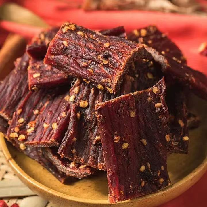 ▫⊙เนื้อจามรีตากแห้ง พริกหยวกเสฉวนรสเผ็ด เนื้อกระตุกเผ็ดฉีกของว่างพิเศษของมองโกเลียในแท้ๆ - รูปที่ 7