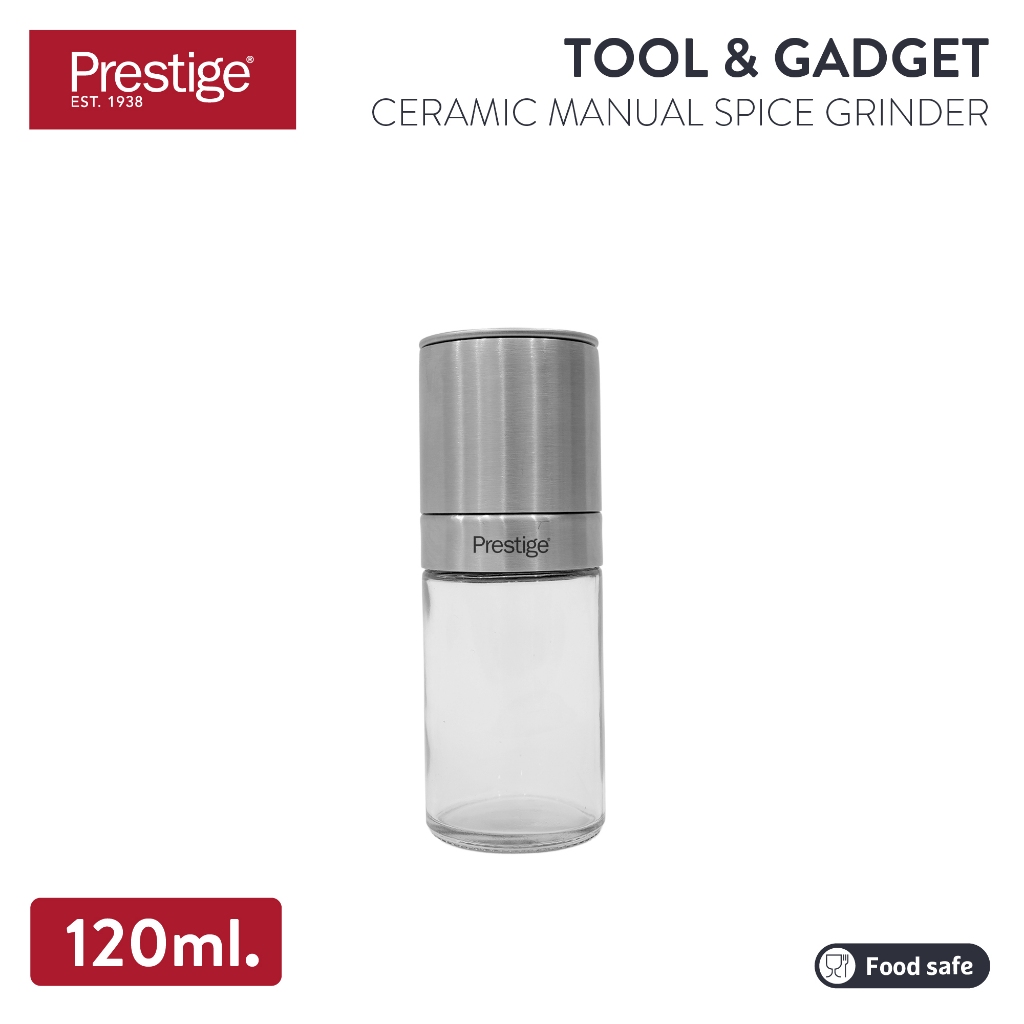 Prestige ขวดบดเกลือ–พริกไทย ปรับความละเอียดได้  Salt & Pepper Grinder 120ml  (50670-C)