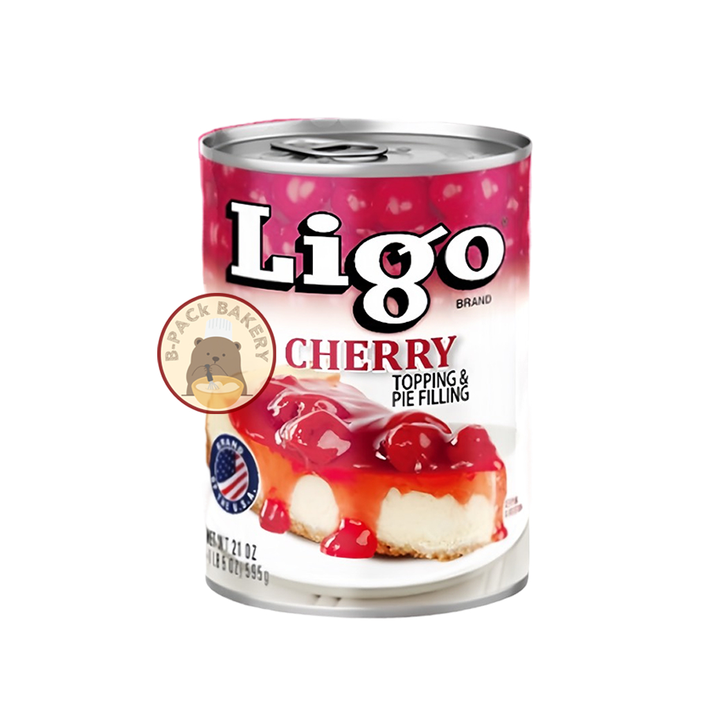 (เชอรี่ พาย) ลิโก้ เชอรี่ พายฟิลลิ่ง Ligo Cherry Pie Filling 595g