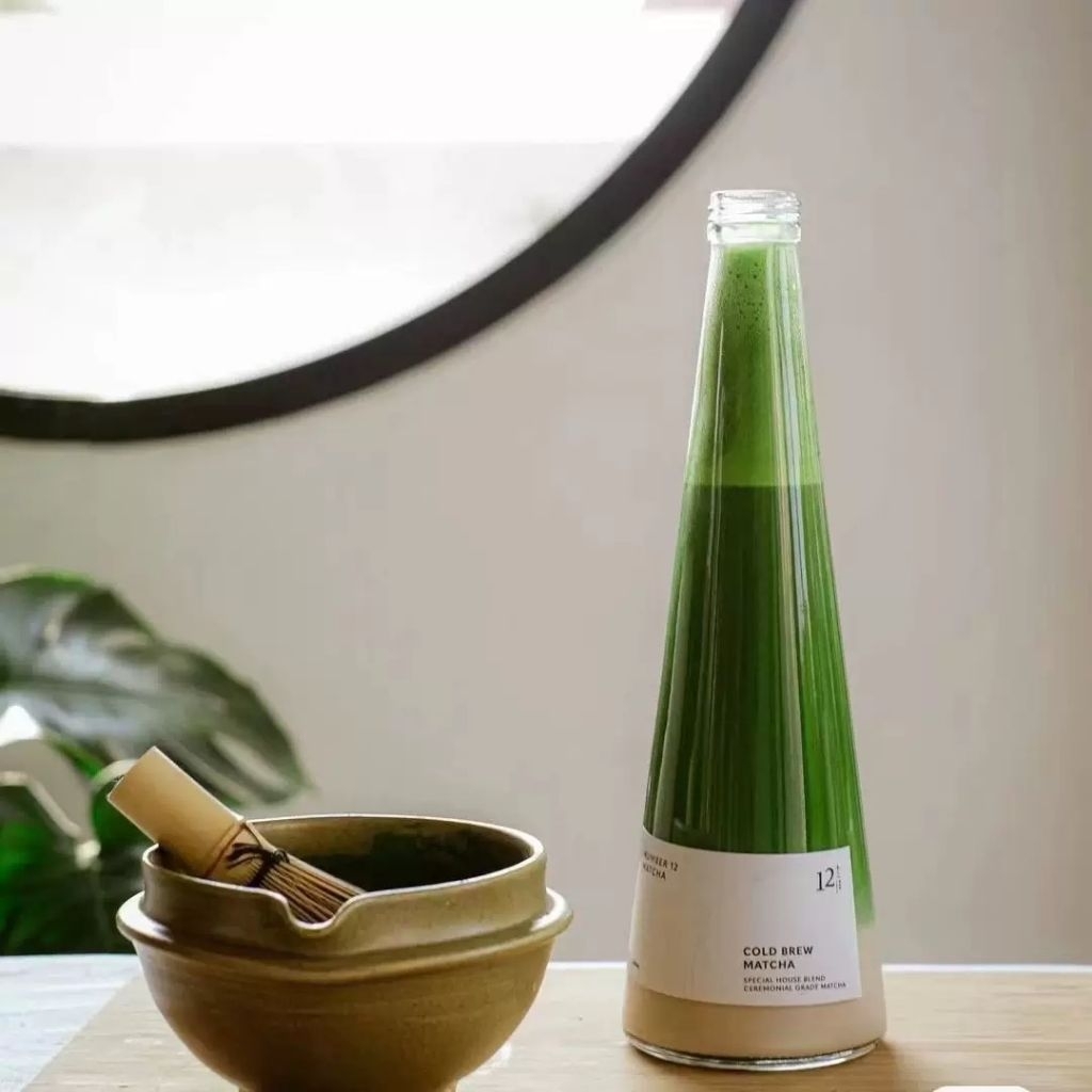*มาใหม่ ขวดแก้ว ขวดแก้ว ขวดมัทฉะ Matcha ขวดใส่เหล้า หรือ เหล้าบ๊วย ขวดเปล่า ทรงสูง ขนาด 330ml Glass Bottle