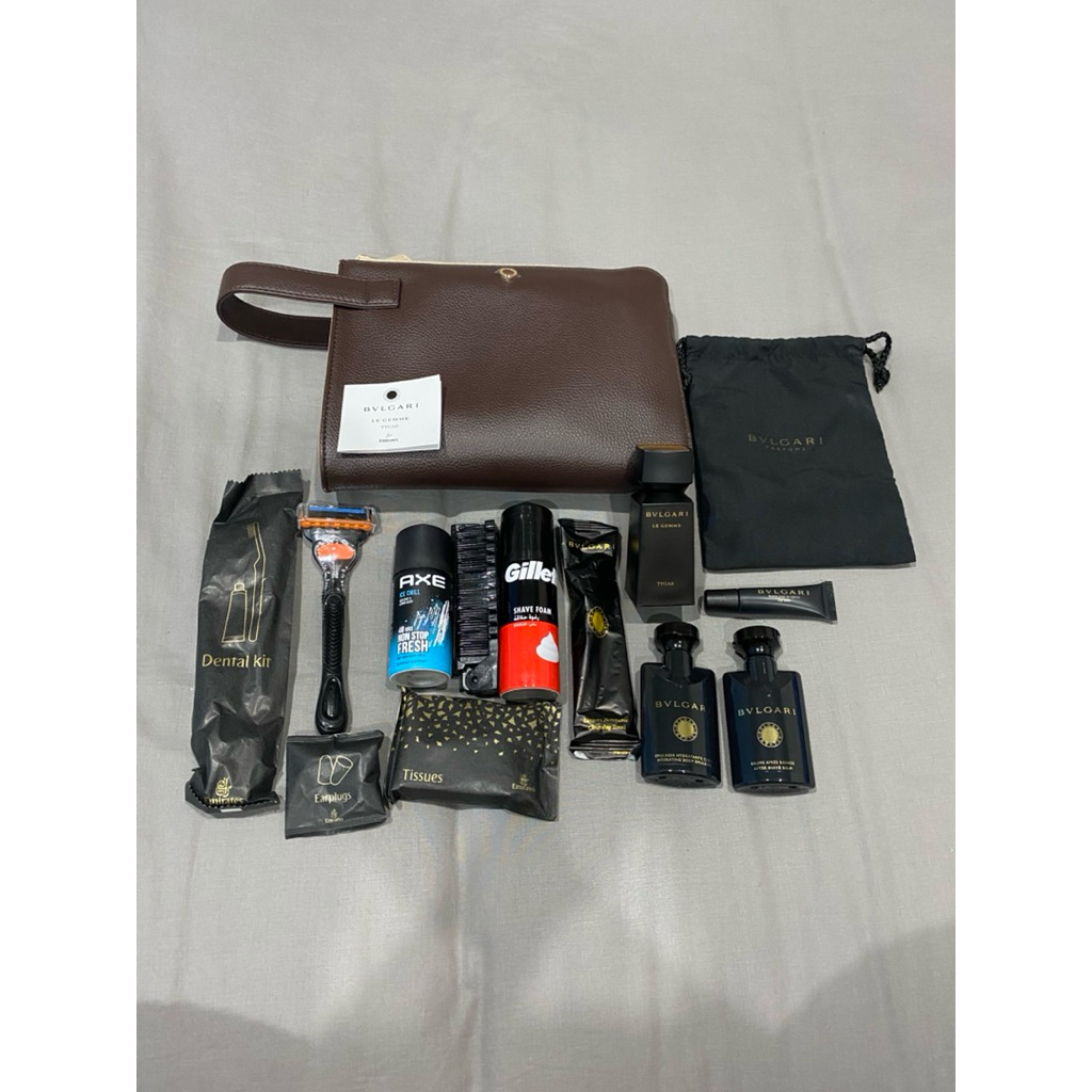 กระเป๋า Amenity kit BVLGARI x Emirates 🇦🇪 ของแท้