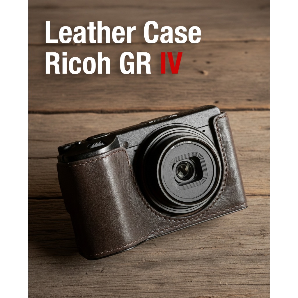 Half case Rich GRIV GR4 HDF สีน้ำตาล เคสหนัง จาก Cam-in x Larry Gadget